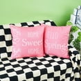 thumbnail image 4 of Spring Pillow Covers 18x18 Set of 4 Buffalo Plaid Tulip Flowers Truck Decor Pillow Cover Hello Spring Outdoor Pillows for Couch Sofa Patio Furniture Home Decorations, 4 of 6