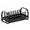 Black, variant on Riousery Mini Dish Dryer & Dish Drainers for Kitchen Sink, Compact Stainless Steel Dish Strainers for Kitchen Counter, Small Dish Drain Rack for RV, 14.2" x 6.9" x 6.1", Black