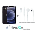 thumbnail image 1 of IPHONE 12 128 (Incluye Protector de Pantalla KeepOn + Audifonos APPLE con Cable conector) BLACK NEGRO Apple REACONDICIONADO, 1 of 5
