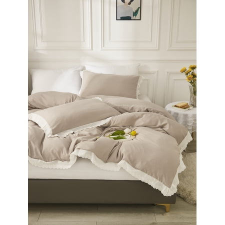 Move Over Taupe Lace Bedding Sets Twin Boho… product image