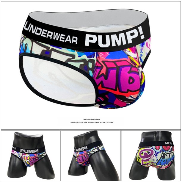 Bomba Nueva Graffiti Hombres Ropa Interior De Nylon Suave Hombre Calzoncillos Transpirable Alta Calidad Para U Bolsa Sexy Moda Bragas MP223