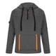 thumbnail image 3 of Sudadera con capucha para hombre, jersey liso de manga larga, múltiples bolsillos, media cremallera, sudadera deportiva con capucha, abrigo, blusa de poliéster para hombre, 3 of 5