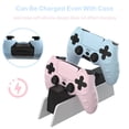 thumbnail image 3 of Funda protectora de silicona para mando de PS5, suave, cómoda, con dibujos animados y bonita, con tapa para joystick y accesorios adhesivos para el joystick, 3 of 7