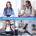 thumbnail image 3 of Ladies and gentlemen's back support posture corrector, upper and lower back support straps, shoulder straightener, adjustable full back support, upper and lower back pain, 3 of 7