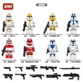 thumbnail image 4 of Minifiguras De Star Wars Lego Bloques De Construcción Clone Troopers 327 212 501st Legion Figuras Juguete, 4 of 4