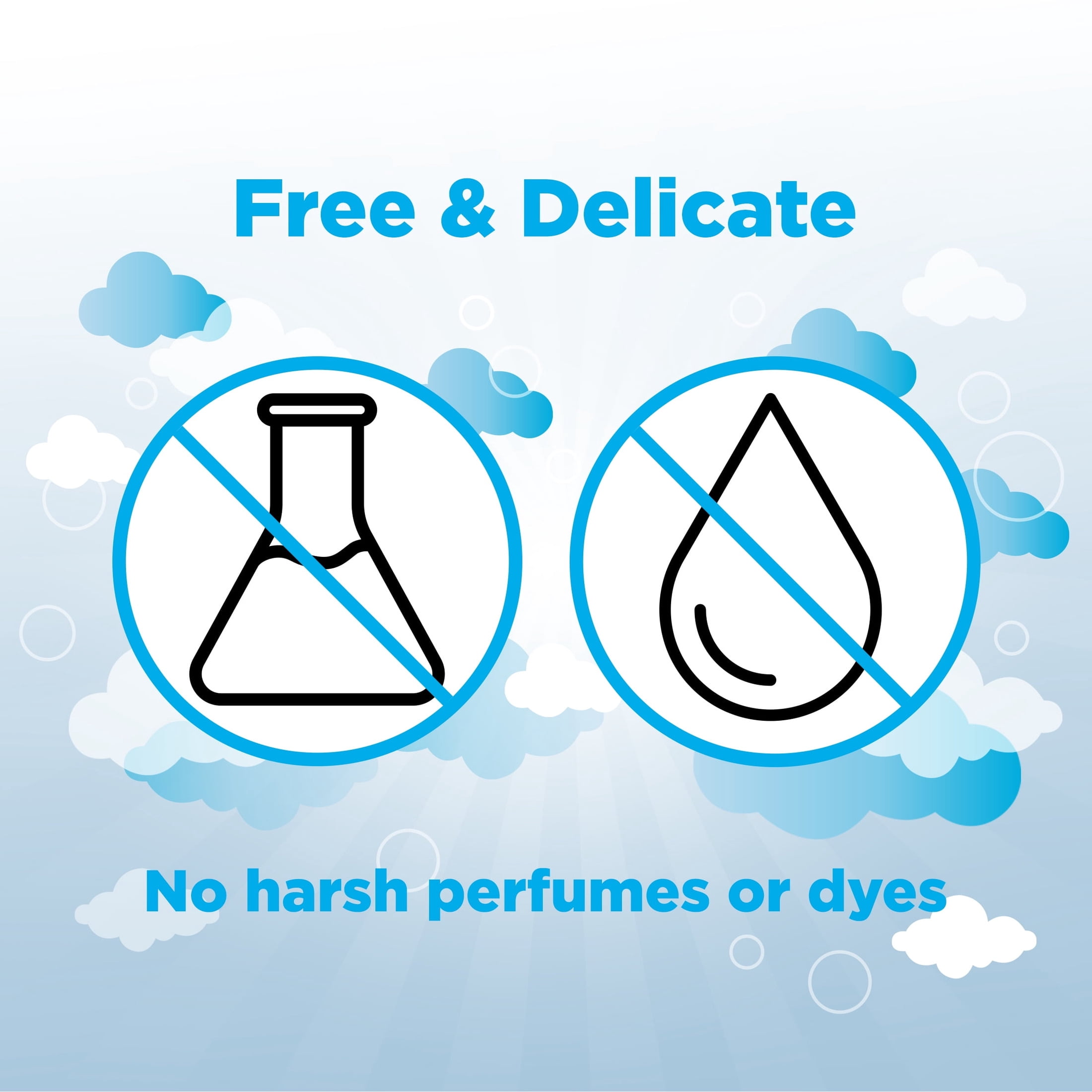 (6 pack) Great Value Free & Delicate Hypoallergenic Dryer Sheets, 180 Count