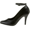 thumbnail image 2 of *4" Ankle Strap Pump - Blk Faux Leather, 15, 2 of 4