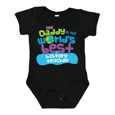 

Inktastic World’s Best History Teacher Daddy Gift Baby Boy or Baby Girl Bodysuit