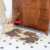 Chesapeake Monte Carlo 2pc Linen & Chocolate Bath Rug Set (21"x34" & 17"x24")