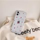 thumbnail image 2 of Funda transparente compatible con iPhone 12 con tarjetero, diseño de corazón para mujer y niña, funda protectora de TPU suave con absorción de impactos para iPhone 12 - Corazón rojo, 2 of 8