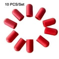 thumbnail image 1 of 10 Pcs Pilon Capuchon Silicone Pilon Manches Bâton Tête Protection Muet Couvercle, 1 of 8