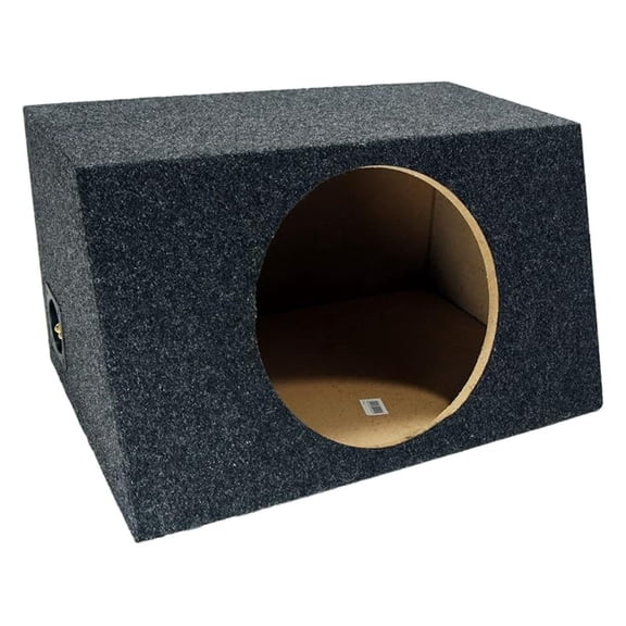 Car Audio Single 12" Sealed Subwoofer Salnted Hatchback Stereo Sub Box Enclosure
