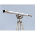 thumbnail image 4 of floor standing chrome with white leather anchormaster telescope 65 inch, 4 of 5