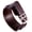 Coffee, variant on Vintage Punk Adjustable Wrist Cuff Double Strap Leather Wristband Unisex Hand Accessory