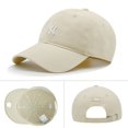 thumbnail image 1 of ¡Novedad de 2022! Gorra de béisbol para deportes al aire libre con letras bordadas ajustables para hombre y mujer, gorras de hip hop, gorro SBW7 Gao Jiahui unisex, 1 of 2