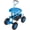 Blue, variant on Kinsuite Garden Cart Rolling Work Utility Wagon, Red, 360 Degree Swivel Seat, Adjustable Handle, 4 Rubber Wheels, Tray and Basket for Convenient Storage
