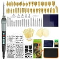 thumbnail image 1 of HLONK 110Pcs Wood Burning Pen Kit with LCD Display Professional Wood Burning Pen Burner DIY Wood Burning Tool Pyrography Set Adjustable Temperature for Embossing Carving Soldering, 1 of 10