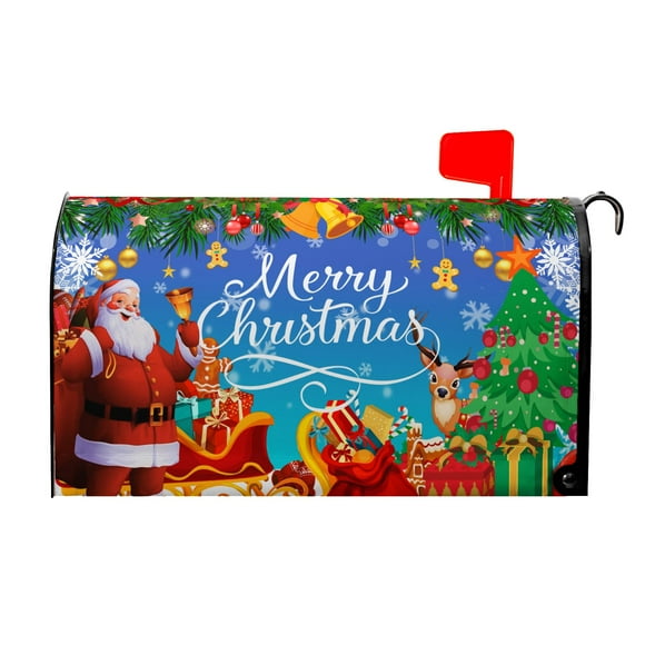 Funda de buzón Dacawin Santa Christmas impermeable 65 x 53 cm