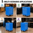 thumbnail image 4 of Memoryfield Rolling Tool Chest, 6 Drawer Tool Storage Cabinet with Locking System, Tool Cart Organizer for Garage Workshop, Blue, 4 of 7