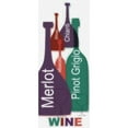 thumbnail image 3 of Greene, Taylor 8x14 Black Modern Framed Museum Art Print Titled - WINE PANEL, 3 of 5