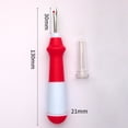 thumbnail image 1 of BUYISI Convenient And Comfortable Grip Ergonomic Design Seam Ripper Cross Stitch Sewing Thread Remover Needlework Tool Red, 1 of 5
