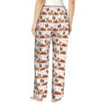 thumbnail image 6 of Pajama Pants Women, christmas Train Pattern Sweatpants Soft Sleep Lounge Pants, Casual PJ Bottoms Pants with Pockets, 6 of 7