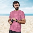 thumbnail image 4 of Wukai Fish Scales Print Men's Short-Sleeved Mesh T-Shirt,Quick-Dry Short Sleeve Workout T-Shirt-X-Small, 4 of 8