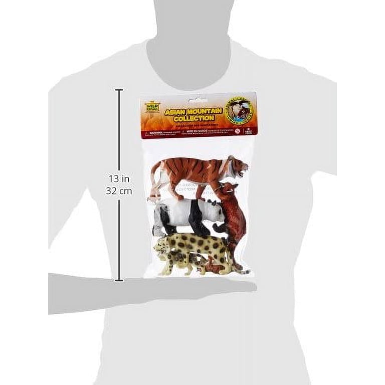 Wild Republic Asian Mountain Polybag, Kids Gifts, Educational Toys