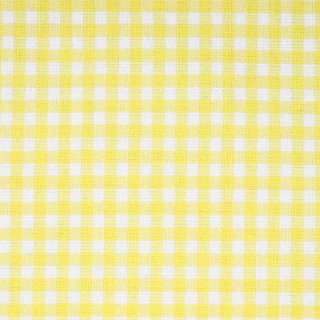 Burlington Large Storage Basket Liners, Yellow Gingham