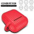 thumbnail image 5 of AWINNER Étui Style Rivet Punk Rock Compatible avec Apple AirPods 2 et 1 (Cyan), 5 of 5