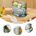 thumbnail image 6 of WeiLaiKeQi Ice Bucket Elegant Practical Beverage Chilling Tub for Party Kitchen Camping Clear Green S, 6 of 9