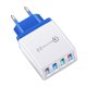 thumbnail image 2 of Cargador de teléfono LED de carga rápida USB de 4 puertos Adaptador de corriente UE (Azul), 2 of 9