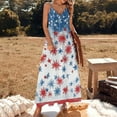 thumbnail image 2 of 4th of July Sleeveless Dress for Women Clothing Female Women's Summer Skirt, 2 of 7