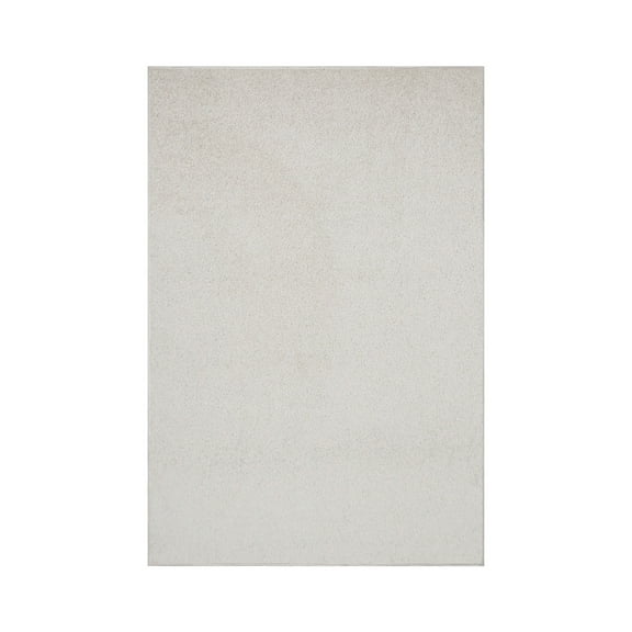 Furnishmyplace Modern Plush Solid Color Rug - Pet Friendly, Made in USA, Off White Area Rugs 2' x 4'
