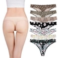 thumbnail image 2 of Tanga de cintura para niña de una pieza, transpirable, con estampado sin costuras, sexy y seductor, 2 of 6