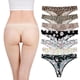 thumbnail image 3 of Tanga de cintura para niña de una pieza, transpirable, con estampado sin costuras, sexy y seductor, 3 of 6