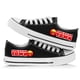 thumbnail image 1 of Virtual World Roblox-zapatos bajos de lona para hombre y mujer, calzado informal, color negro, regalo de cumpleaños, 1 of 4