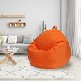 thumbnail image 6 of WSYW Bean Bag Chair Cover Lazy Lounger Storage Sofa Slipcover Oxford for Adults Kids Black Small, 6 of 8