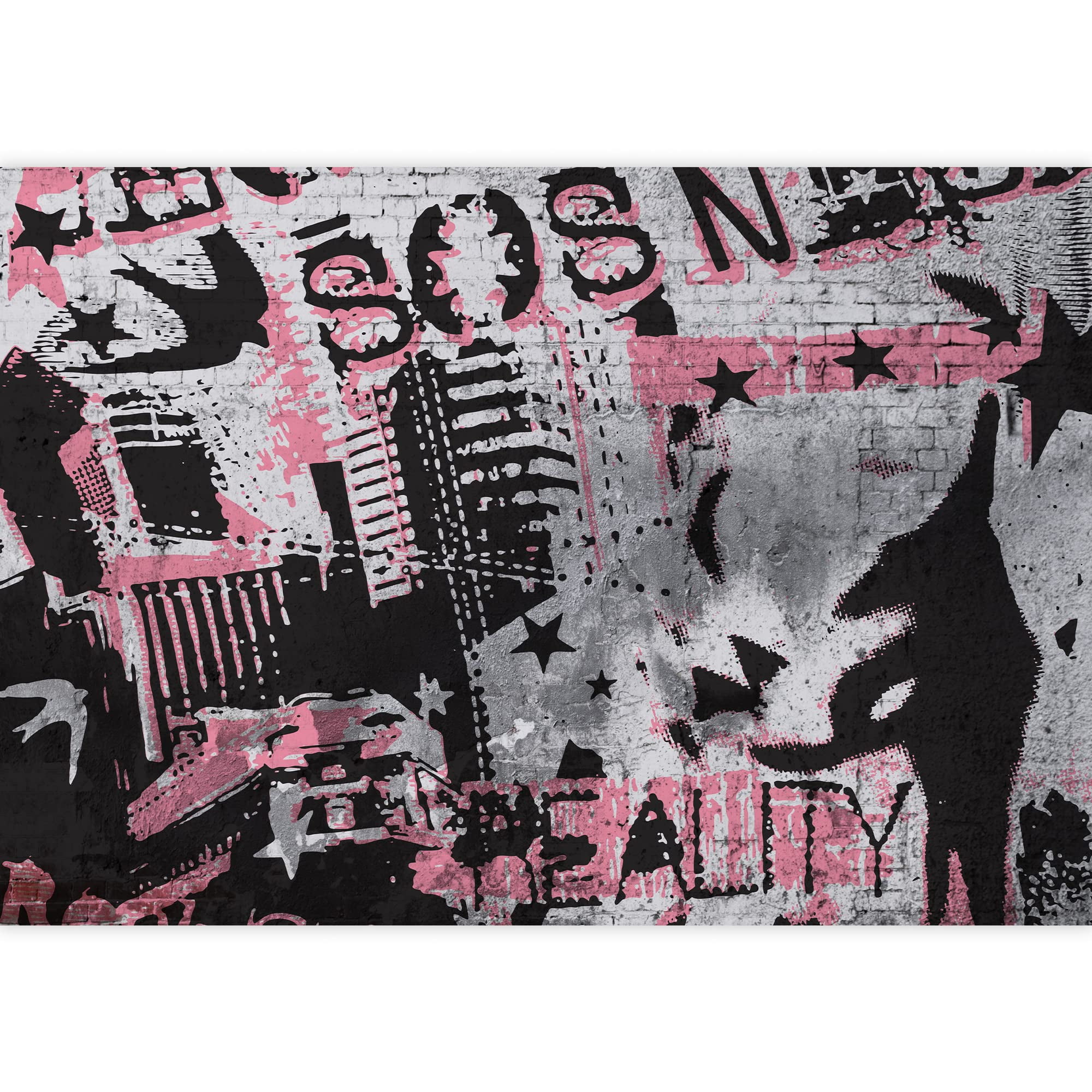 wall26 - Colorful Graffiti - Large Wall Mural, Removable Peel and Stick Wallpaper, Home Decor - 66x96 inches