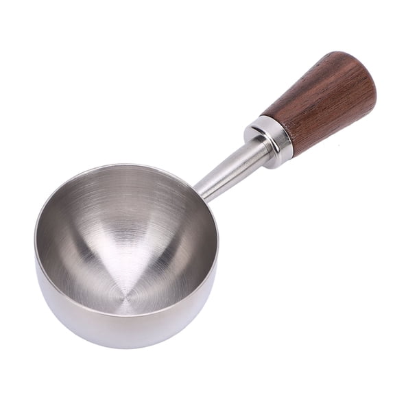 30ml Vintage Coffee Scoop Stainless Steel Measuring Spoon with Wood Handle for Coffee, Tea and Baking