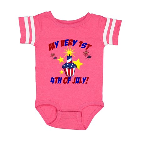 

Inktastic My very 1st 4th of July! Gift Baby Boy or Baby Girl Bodysuit