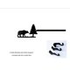 thumbnail image 1 of Barra de cortina de oso / pino - MED (el hardware está INCLUIDO)(CUR-83-60-S) Village Wrought Iron CUR-83-60-S, 1 of 1