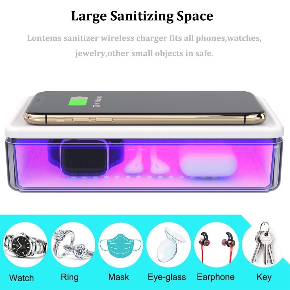UVCleanPro UVLight Device Sanitizer with Wireless Charging