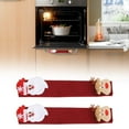 thumbnail image 1 of Oven Handle Protection,2pcs Christmas Pattern Microwave Refrigerator Handle Cover Christmas Handle Cover Extended Durability, 1 of 8