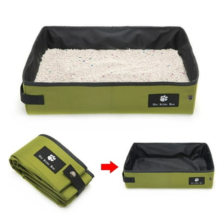 High-grade Cat Litter Box Folding Waterproof Cat Litter Carrier box Cat