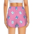 thumbnail image 4 of Goofa French Bulldog Printed Women 2 in 1 Running Shorts,Quick Dry Athletic Workout Shorts,High Waisted Athletic Shorts with Liner Pockets-Large, 4 of 9
