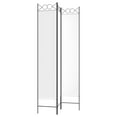 thumbnail image 3 of vidaXL 3-Panel Room Divider White 120x220 cm Fabric, 3 of 5