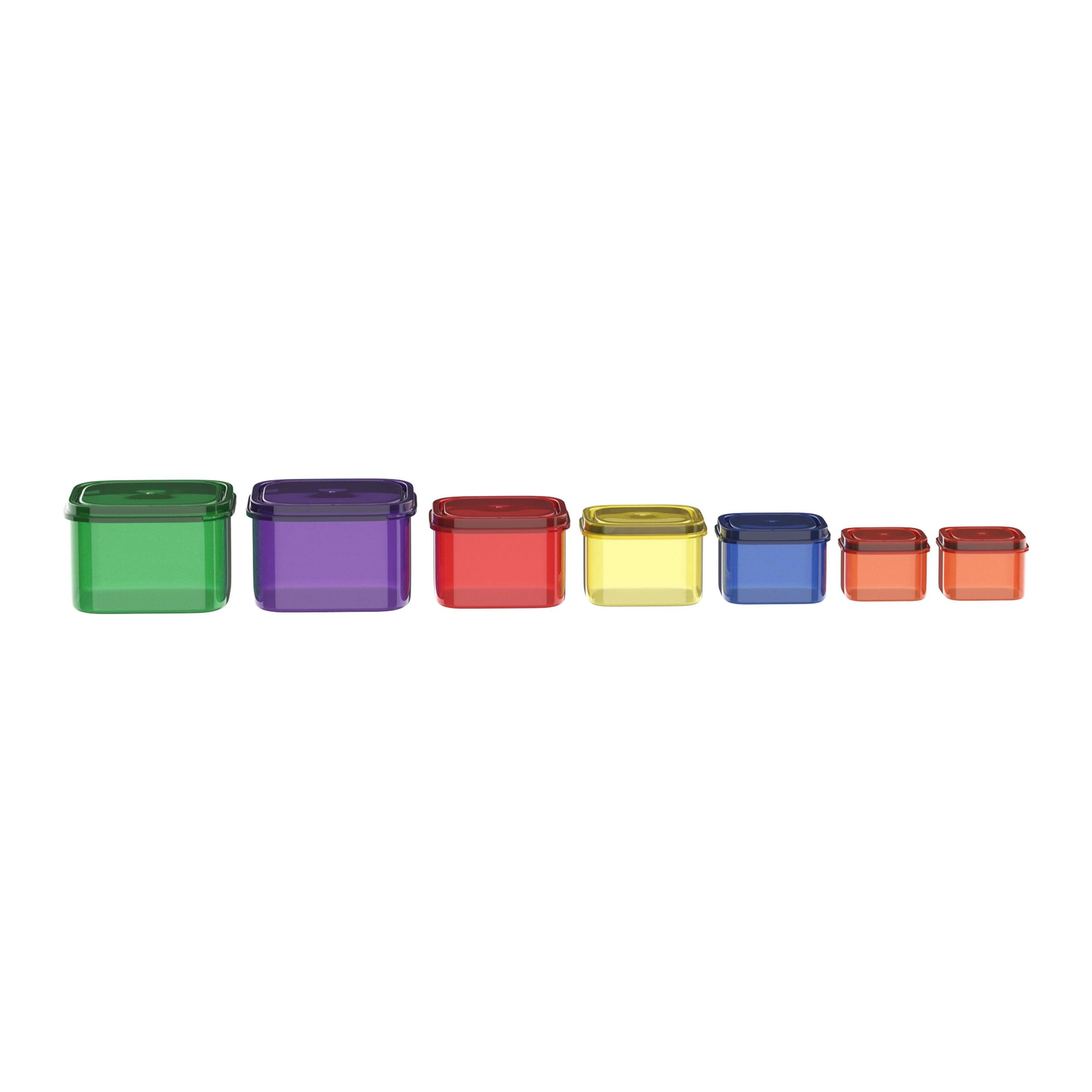 Classic Cuisine Plastic Color-Coded Portion Control Container With