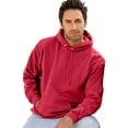 thumbnail image 1 of Hanes Ultimate Cotton Adult Pullover Hoodie Sweatshirt, L, Deep Red, 1 of 1
