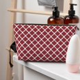 thumbnail image 5 of Picia Red Moroccan Printed Leather Travel Toiletry Bag,Cosmetic Organizer, Makeup Travel Bag, Durable Travel Pouch, Compact Toiletry Bag, Travel Accessories, 5 of 6